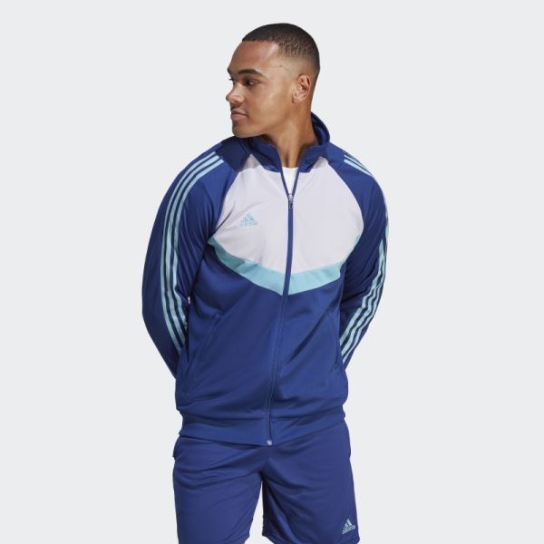 Adidas Victory Blue Tiro Track Top