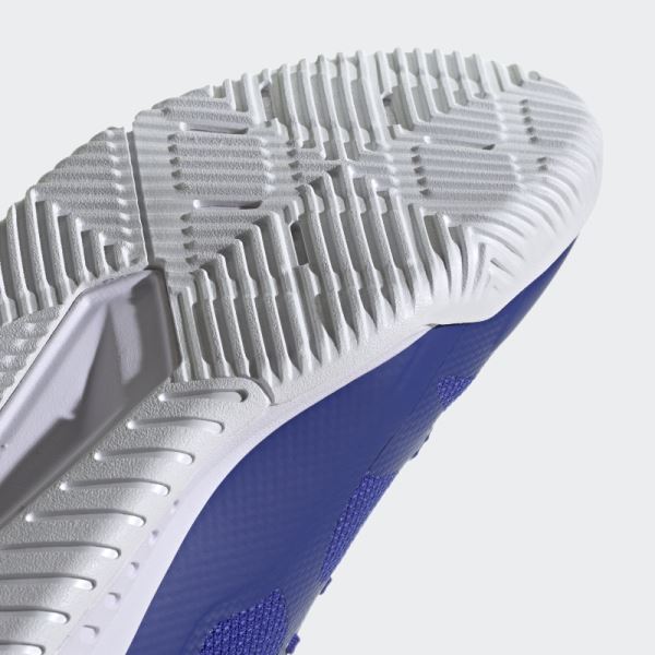 Blue Adidas Court Team Bounce 2.0 Shoes