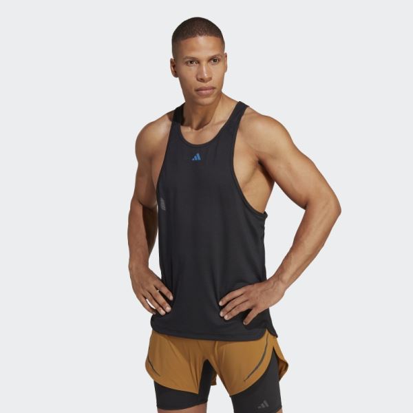 Adidas Black HEAT.RDY HIIT Elevated Training Tank Top