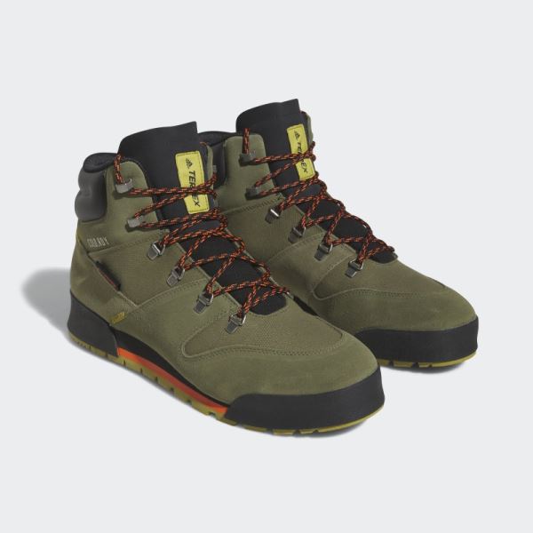 Terrex Snowpitch COLD.RDY Hiking Shoes Adidas Olive