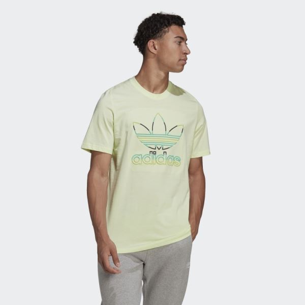 Trefoil Tee Lime Adidas