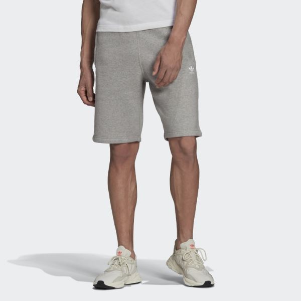 Adicolor Essentials Trefoil Medium Grey Shorts Adidas