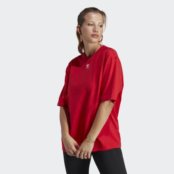 Scarlet Adicolor Essentials Tee Adidas