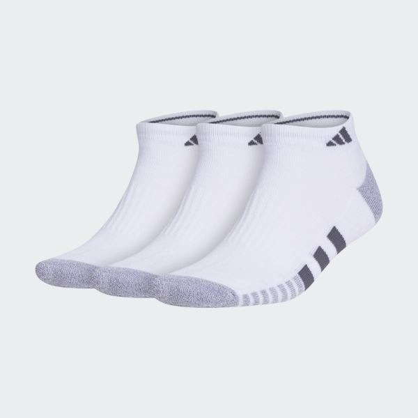 Black Adidas Cushioned Low-Cut Socks 3 Pairs