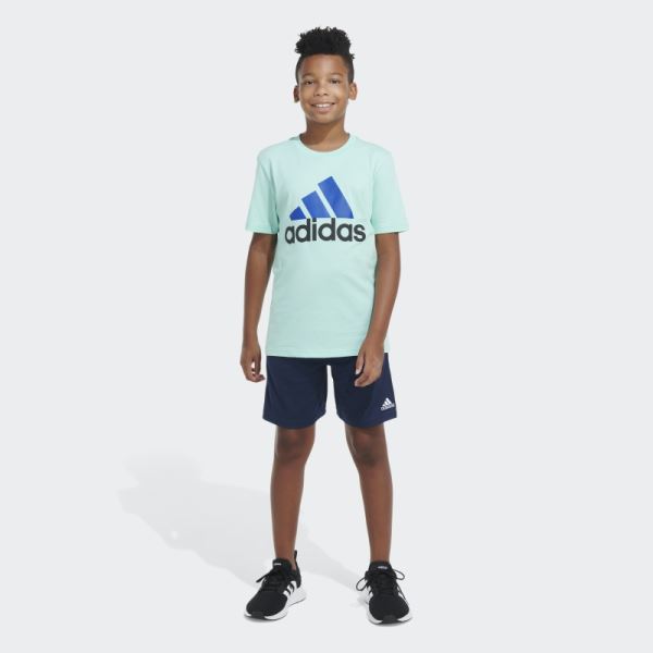 Two-Tone Badge of Sport Tee Adidas Green