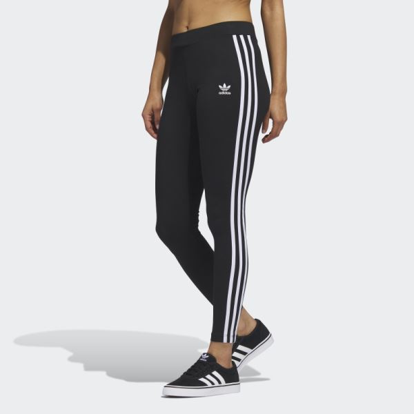 Black Adicolor Classics 3-Stripes Tights Adidas