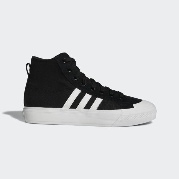 Black Nizza Hi ADV Shoes Adidas