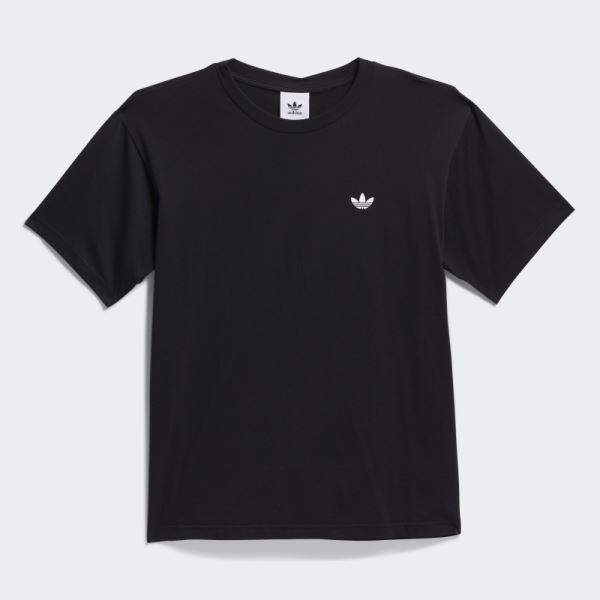 Adidas Black Skateboarding 4.0 Logo Tee (Gender Neutral)