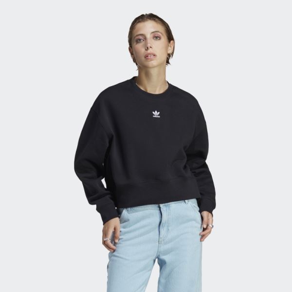 Adidas Adicolor Essentials Crew Sweatshirt Black