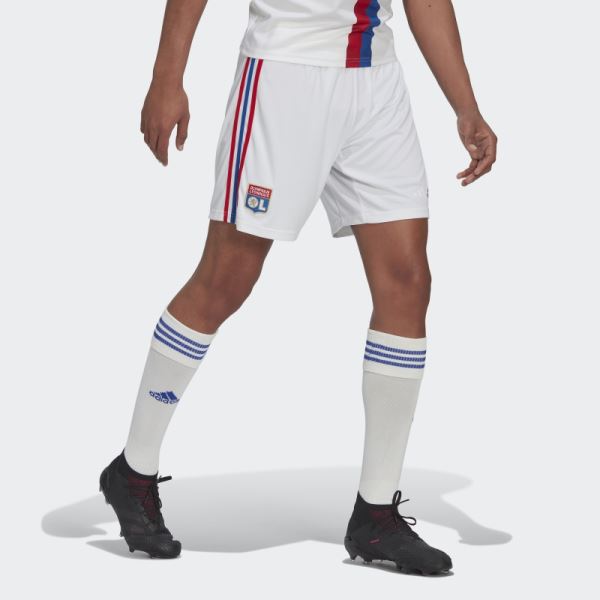 Olympique Lyonnais 22/23 Home Shorts White Adidas