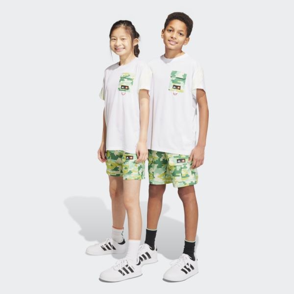 Green Fashion Adidas x LEGO Play Shorts