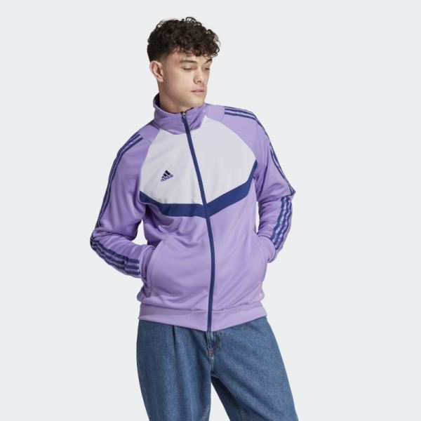 Violet Adidas Tiro Track Top