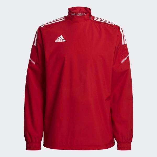 Adidas Red Condivo 21 Hybrid Top