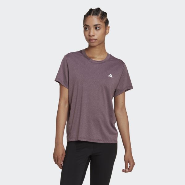 Adidas Maroon AEROREADY Made for Training Minimal Tee