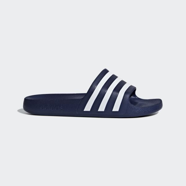 Adidas Dark Blue Adilette Aqua Slides