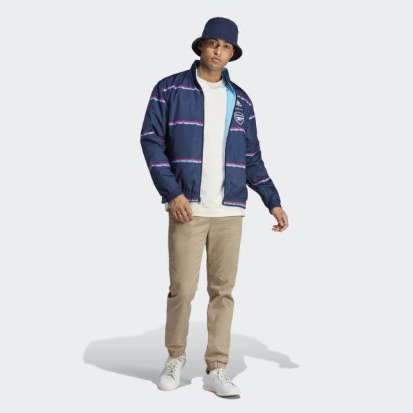 Adidas Arsenal Anthem Jacket Sky Rush