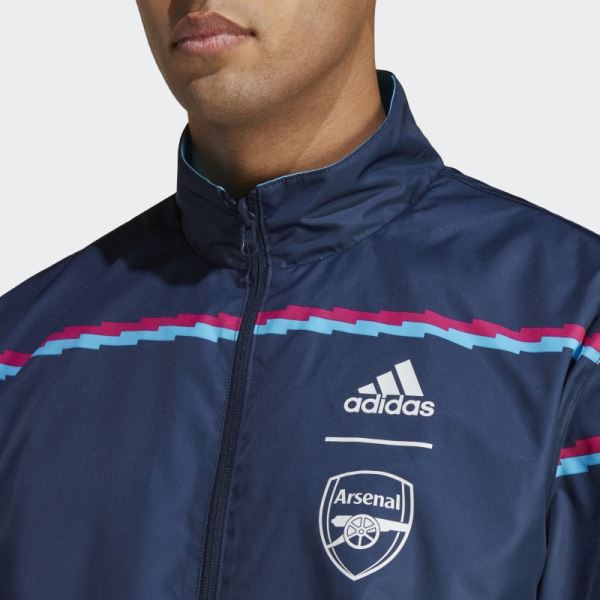 Adidas Arsenal Anthem Jacket Sky Rush