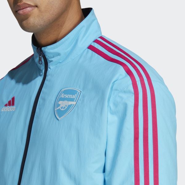 Adidas Arsenal Anthem Jacket Sky Rush