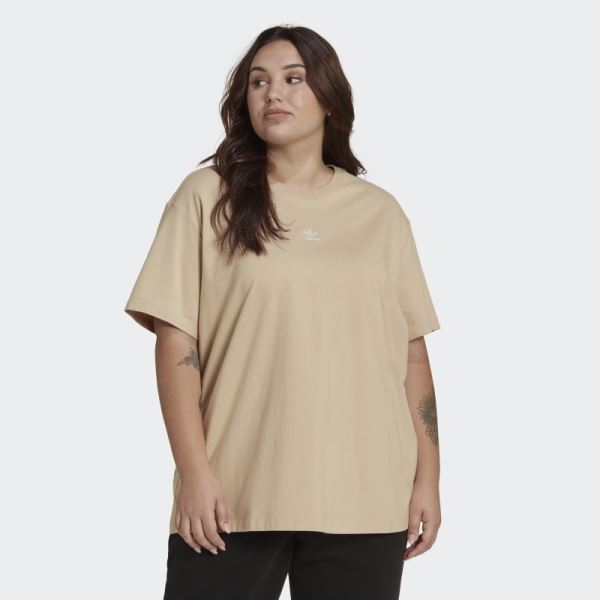 Adidas Tee (Plus Size) Beige