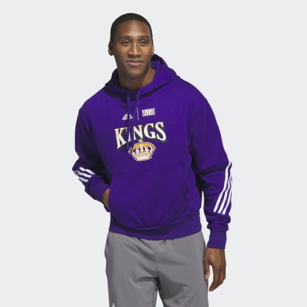 Coll Purple Mel Adidas Kings Lifestyle Pullover