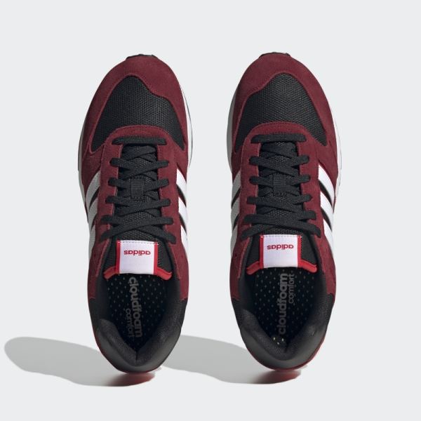 Scarlet Adidas Run 80s Shoes