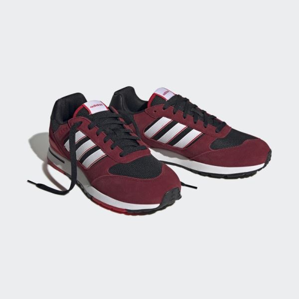 Scarlet Adidas Run 80s Shoes