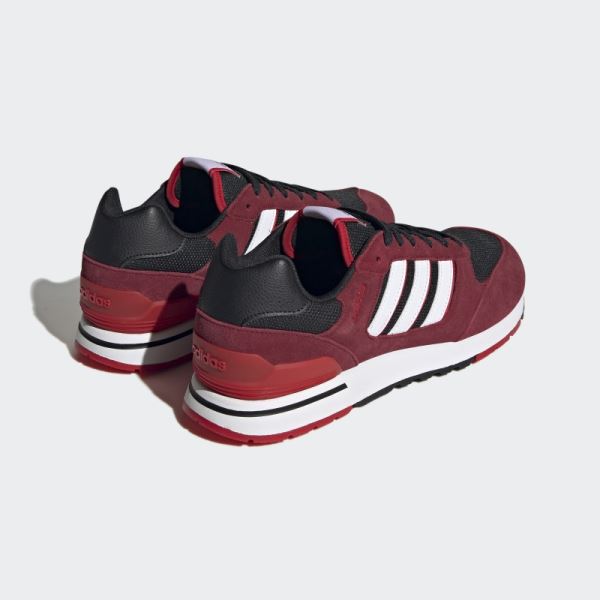 Scarlet Adidas Run 80s Shoes