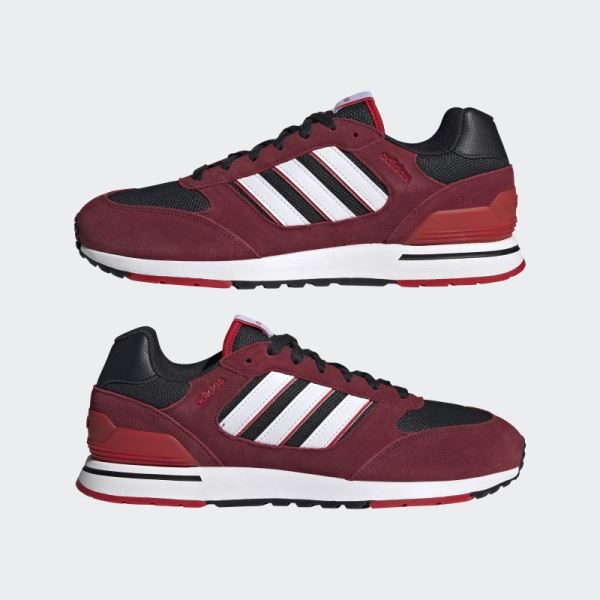 Scarlet Adidas Run 80s Shoes