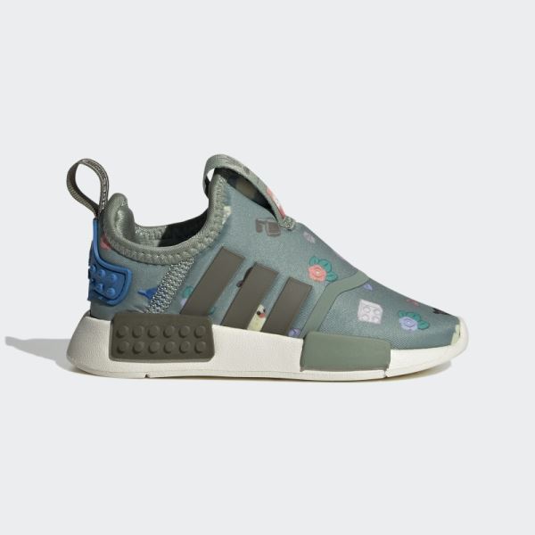 Silver Green Adidas NMD 360 x LEGO Shoes Hot