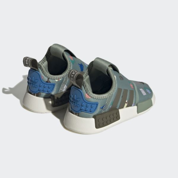 Silver Green Adidas NMD 360 x LEGO Shoes Hot