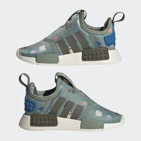 Silver Green Adidas NMD 360 x LEGO Shoes Hot