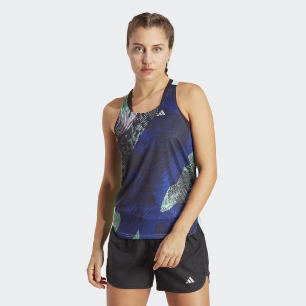 Adizero Running Tank Top Adidas Black