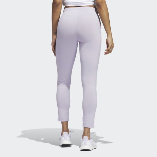 Silver Dawn Adidas Essentials 3-Stripes High-Waisted Single Jersey Leggings