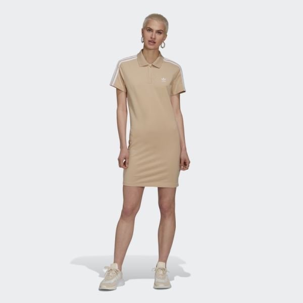 Beige Adicolor Classics Tee Dress Adidas