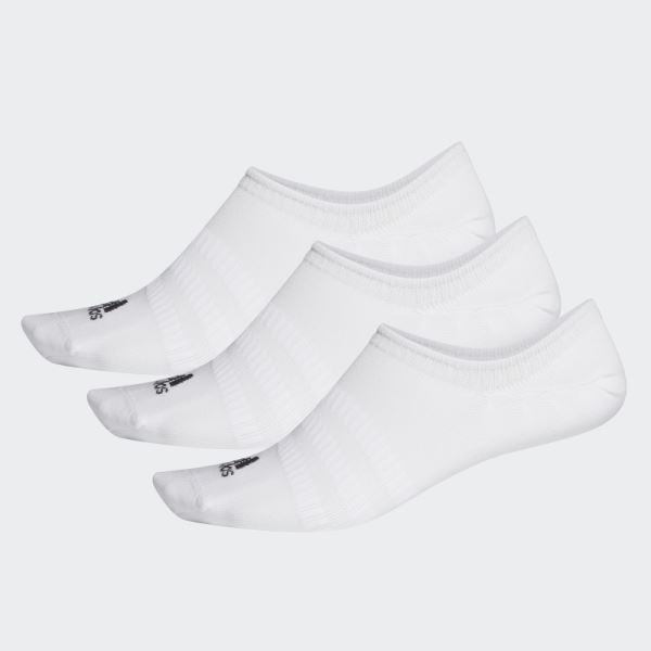 NO-SHOW SOCKS - 3 PAIRS White Adidas