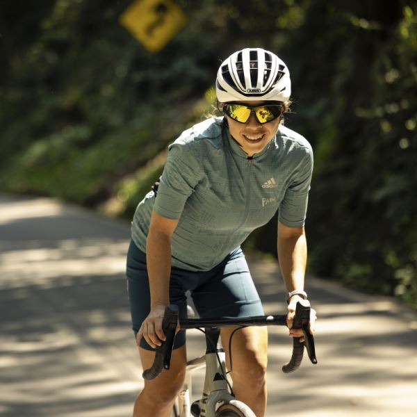 The Parley Short Sleeve Cycling Jersey Hazy Emerald Adidas