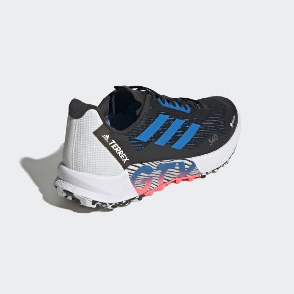 Adidas Terrex Agravic Flow 2.0 GORE-TEX Trail Running Shoes Blue Rush