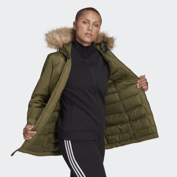 Utilitas Hooded Parka Adidas Olive