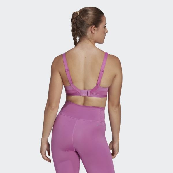 TLRD Impact Luxe Training High-Support Bra Lilac Adidas