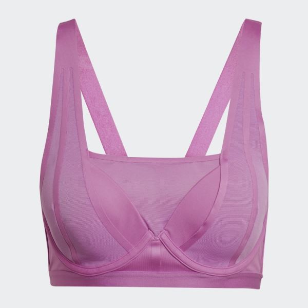 TLRD Impact Luxe Training High-Support Bra Lilac Adidas