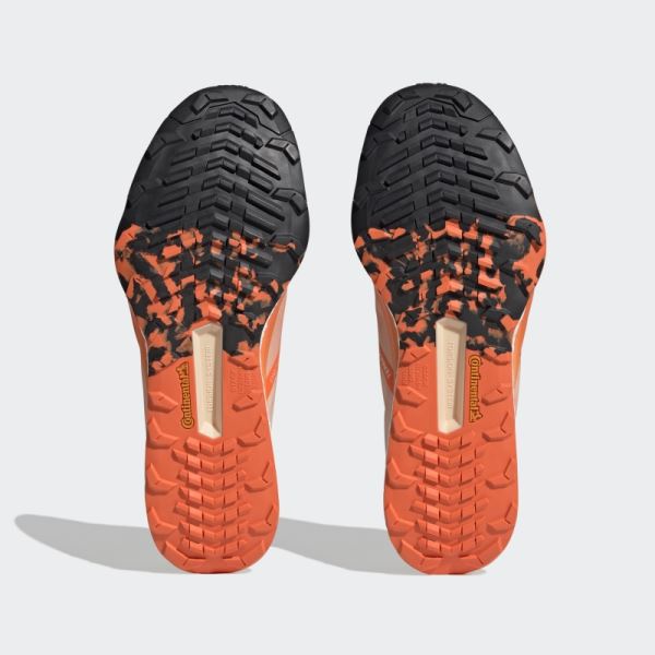 Adidas Orange Terrex Speed Ultra Trail Running Shoes