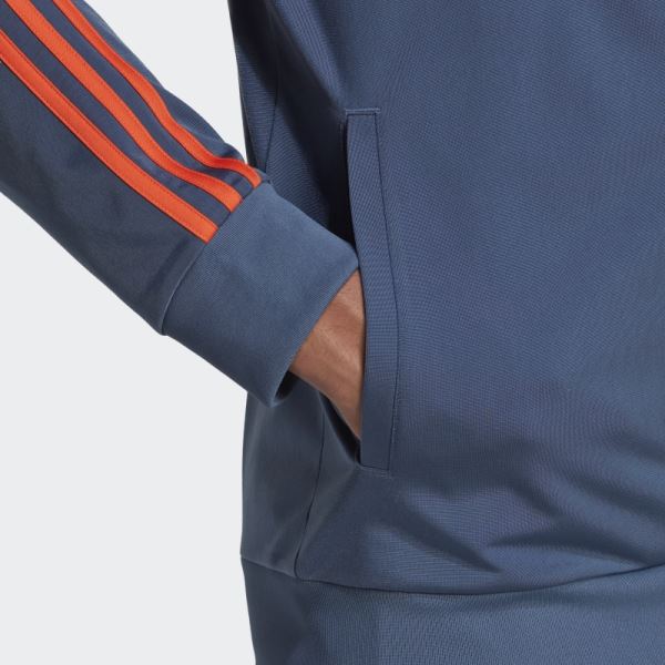 Essentials Warm-Up 3-Stripes Track Jacket Steel Adidas