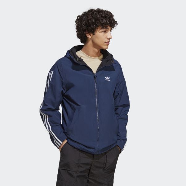 Night Indigo Adidas Reversible Polar Fleece Jacket