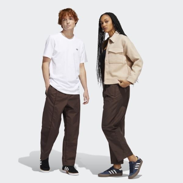 Pintuck Pants (Gender Neutral) Adidas Brown