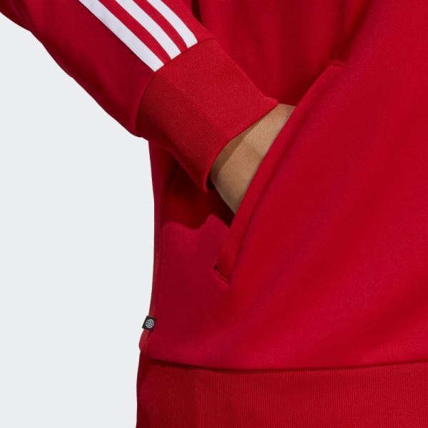 Adicolor Classics SST Track Jacket (Plus Size) Scarlet Adidas