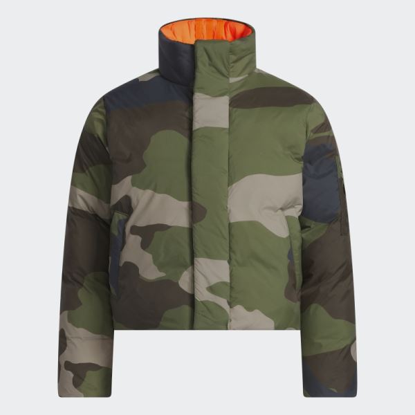 Aop Camo Adidas Light Nylon Puffer Jacket