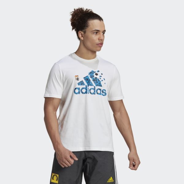 Adidas x LEGO Soccer Graphic Tee White Hot