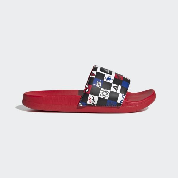 Adidas x Disney Adilette Comfort Spider-Man Slides Fashion Black