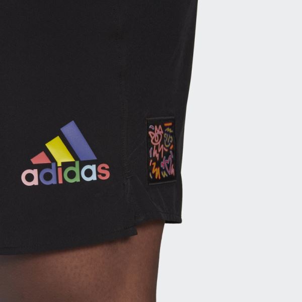 Black Adidas Kris Andrew Small Training Shorts