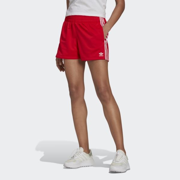 Adidas 3-Stripes Shorts Red